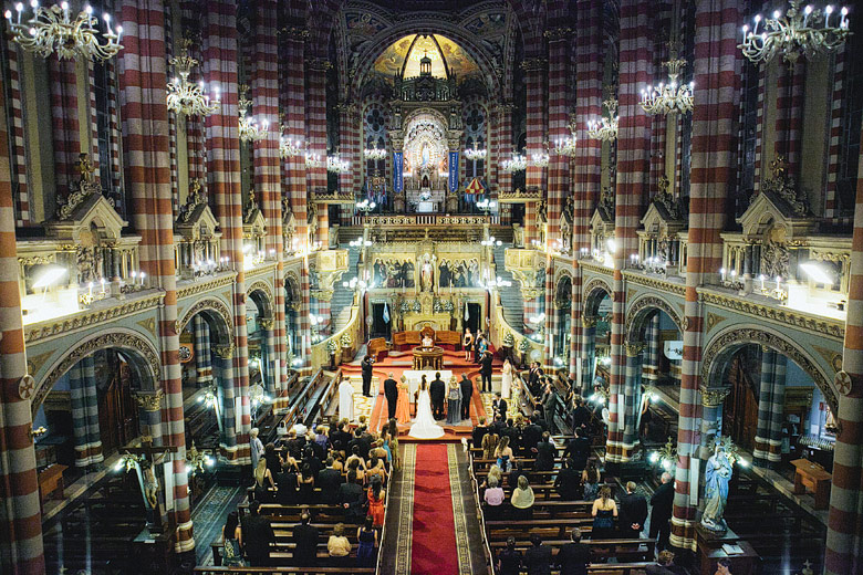 Casamiento en la Parroquia San Carlos, Basilica Maria Auxiliadora