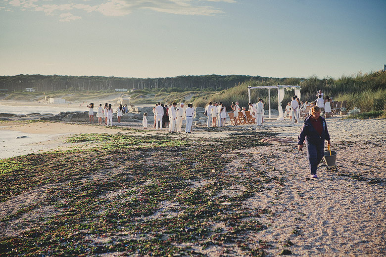 Beach ceremony at Playa VIK, Jose Ignacio, Punta del Este, Uruguay
