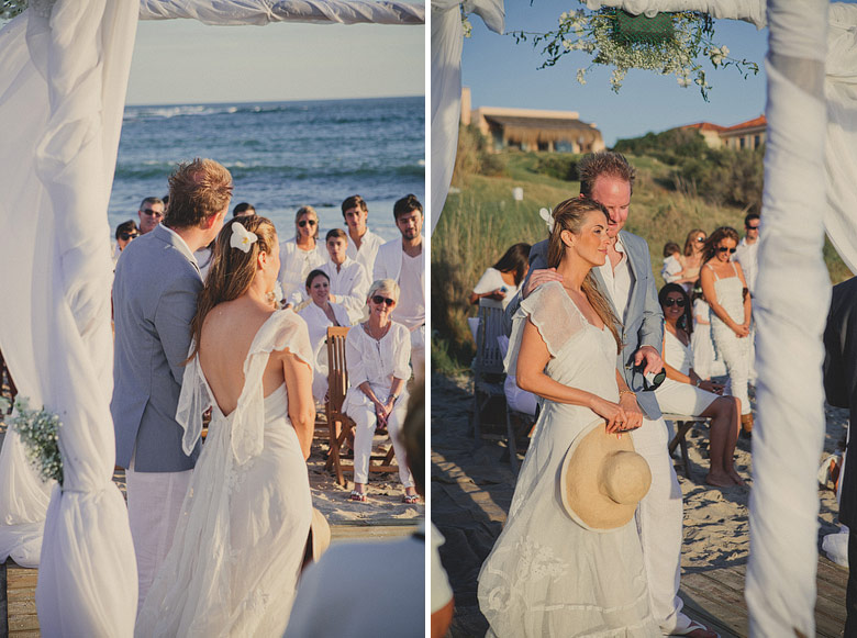Ceremonia de casamiento en Playa VIK, Jose Ignacio