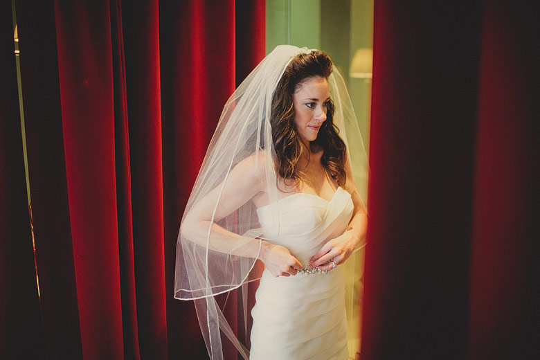 Bride getting ready at Faena Hotel, Buenos Aires