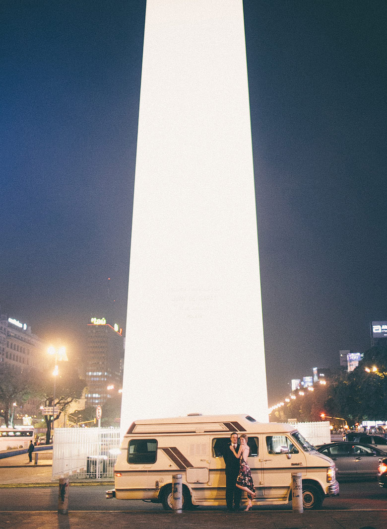 A classic photo in the obelisco