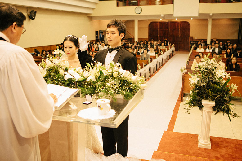 Casamiento coreano en Iglesia Presbiteriana Coreana Somang