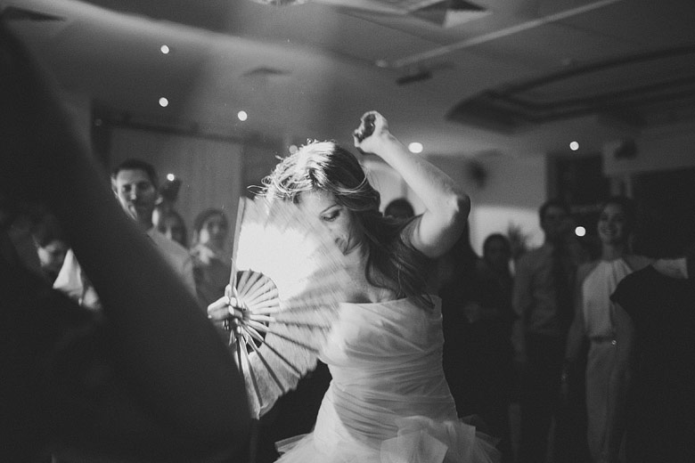 Bride dancing in argentinian wedding